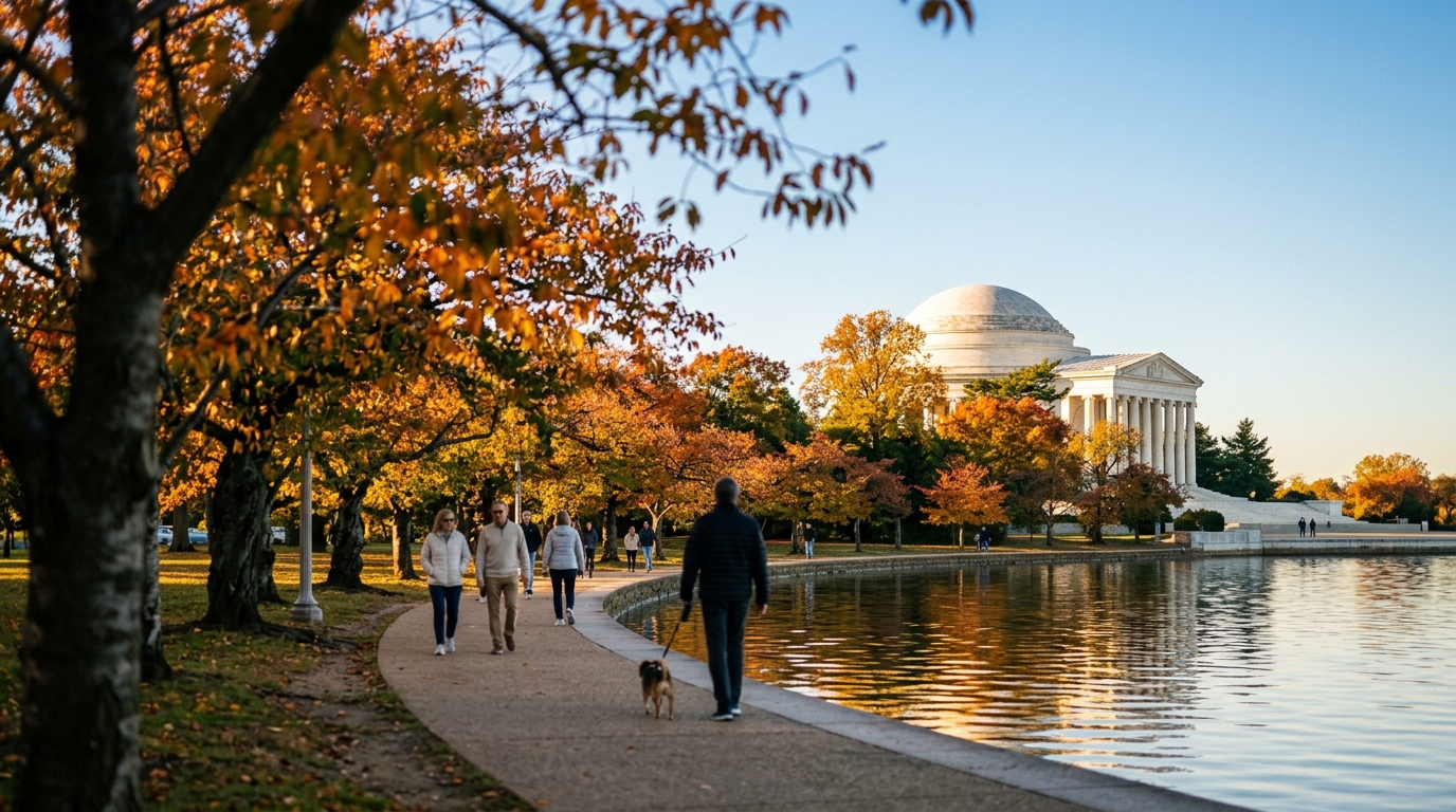 Crisp Mid-60s Day Dawns Across the DMV, Perfect for Fall Activities