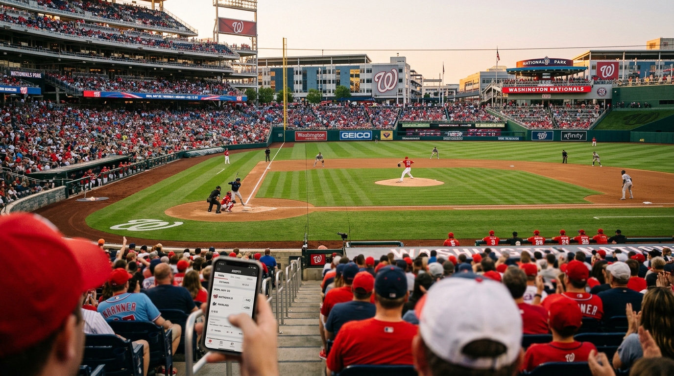 Nationals Favored Against Marlins: What D.C. Bettors Need to Know About Monday's MLB Lines