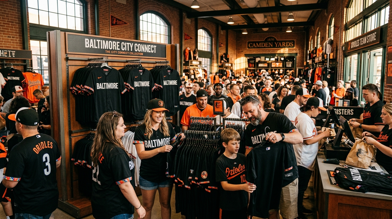 Orioles City Connect Jerseys Ignite Fan Frenzy at Camden Yards, Boost Regional Pride