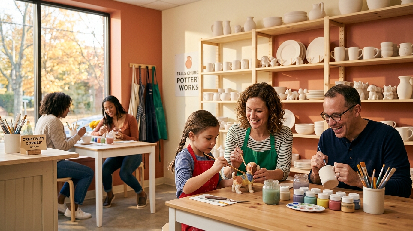 Falls Church's Clay Cafe Studios Receives Vibrant Revitalization Under New Local Ownership