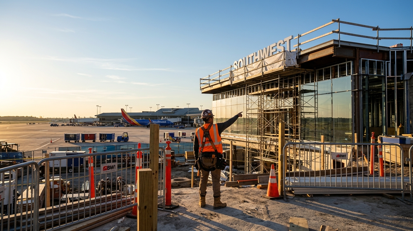 BWI Throws Out Welcome Mat: First-Ever Southwest Airlines Lounge Slated for 2027