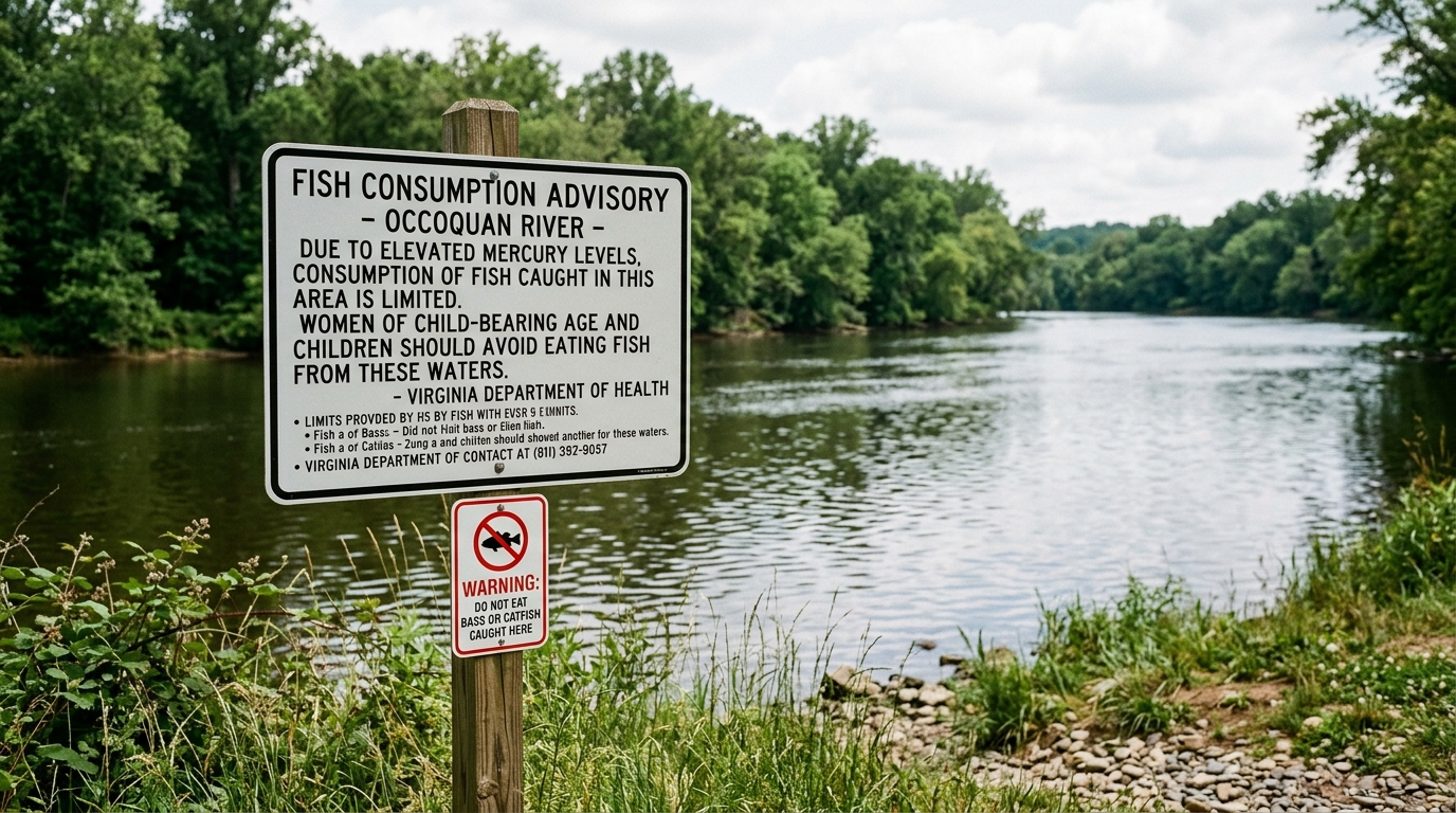 Virginia Health Officials Issue Warning Against Eating Certain Fish from Occoquan Watershed