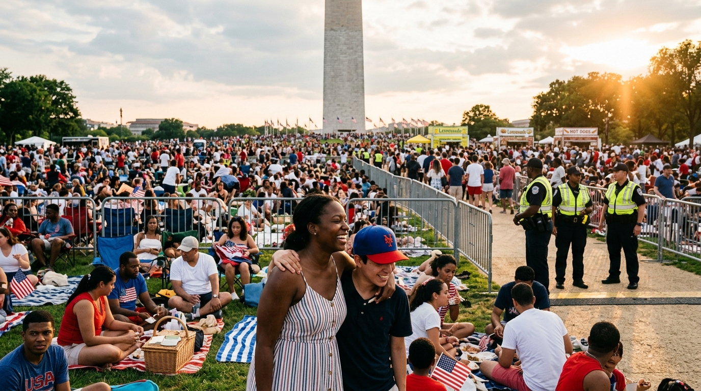 Navigating July Fourth in DC: Expect Extensive Road Closures and Limited National Mall Access