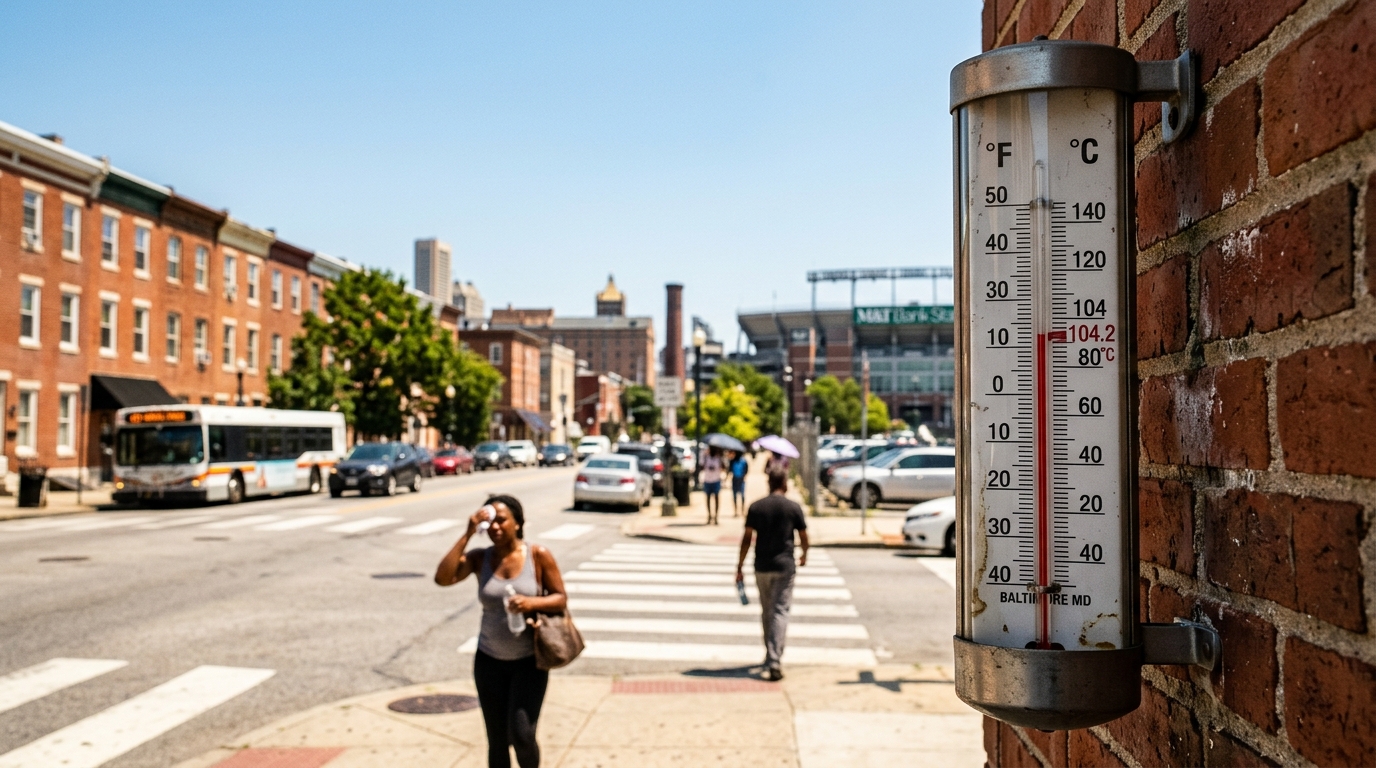 Maryland Sizzles: Record-Breaking Heat Grips the Region, Prompting Health Warnings