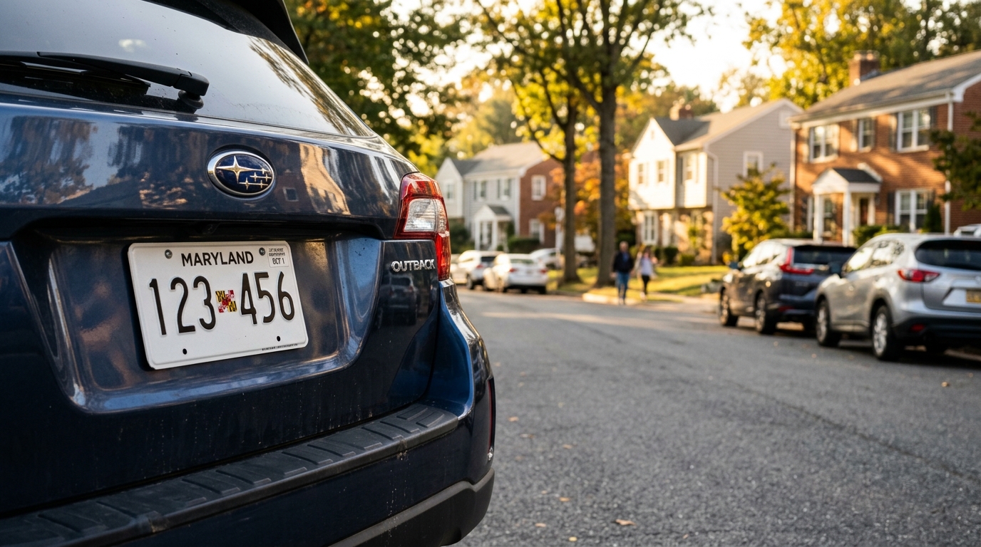 Maryland to Impose Stiff Fines for Out-of-State Vehicle Registration Starting October 1