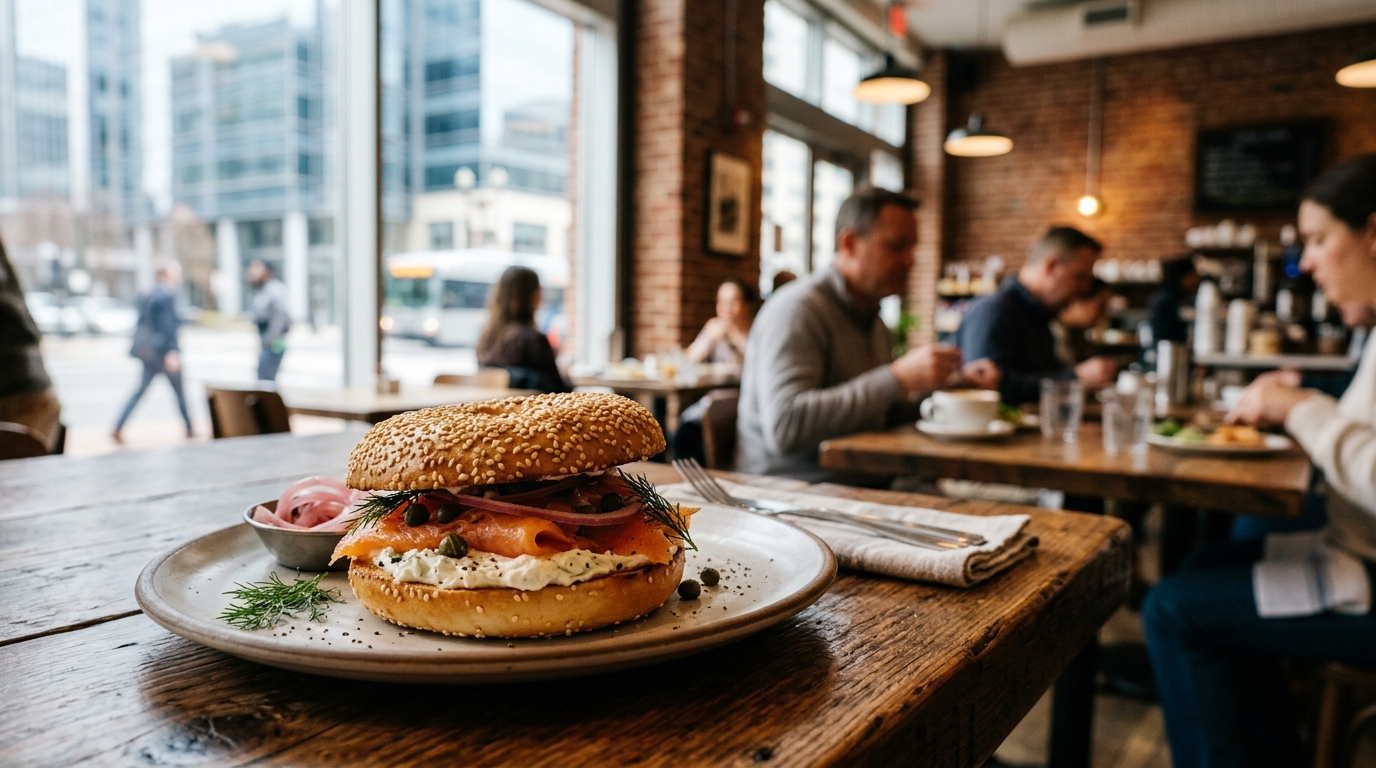 Bagel Breakfast Arrives at Rosslyn Burger Spot, Expanding Morning Options