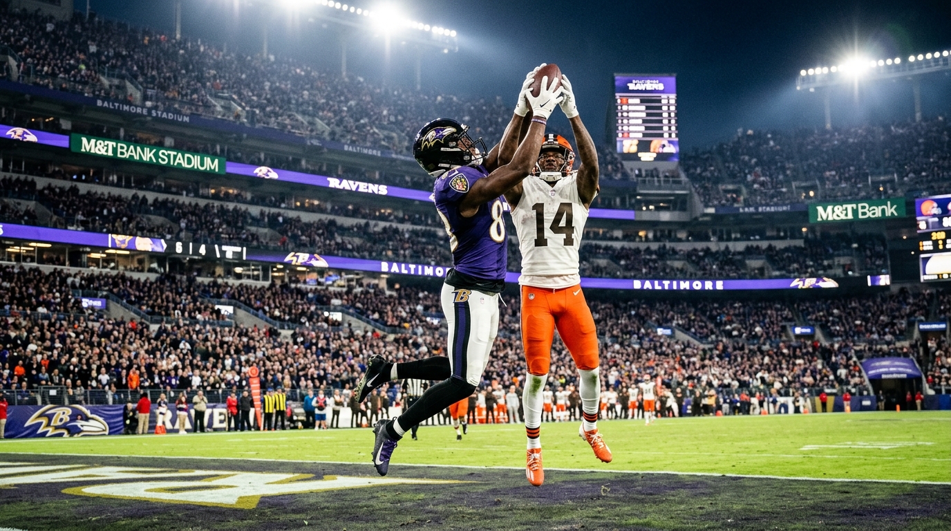Rookie Wide Receiver Showdown Looms in Marquee Ravens-Browns Matchup