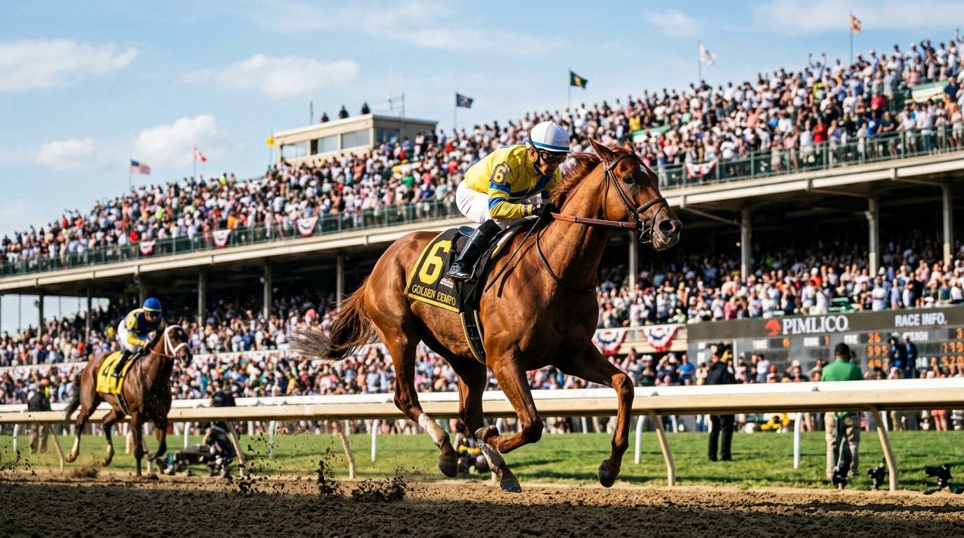 Triple Crown Dream Looms: Trainer Cherie DeVaux Weighs Golden Tempo's Preakness Run at Pimlico
