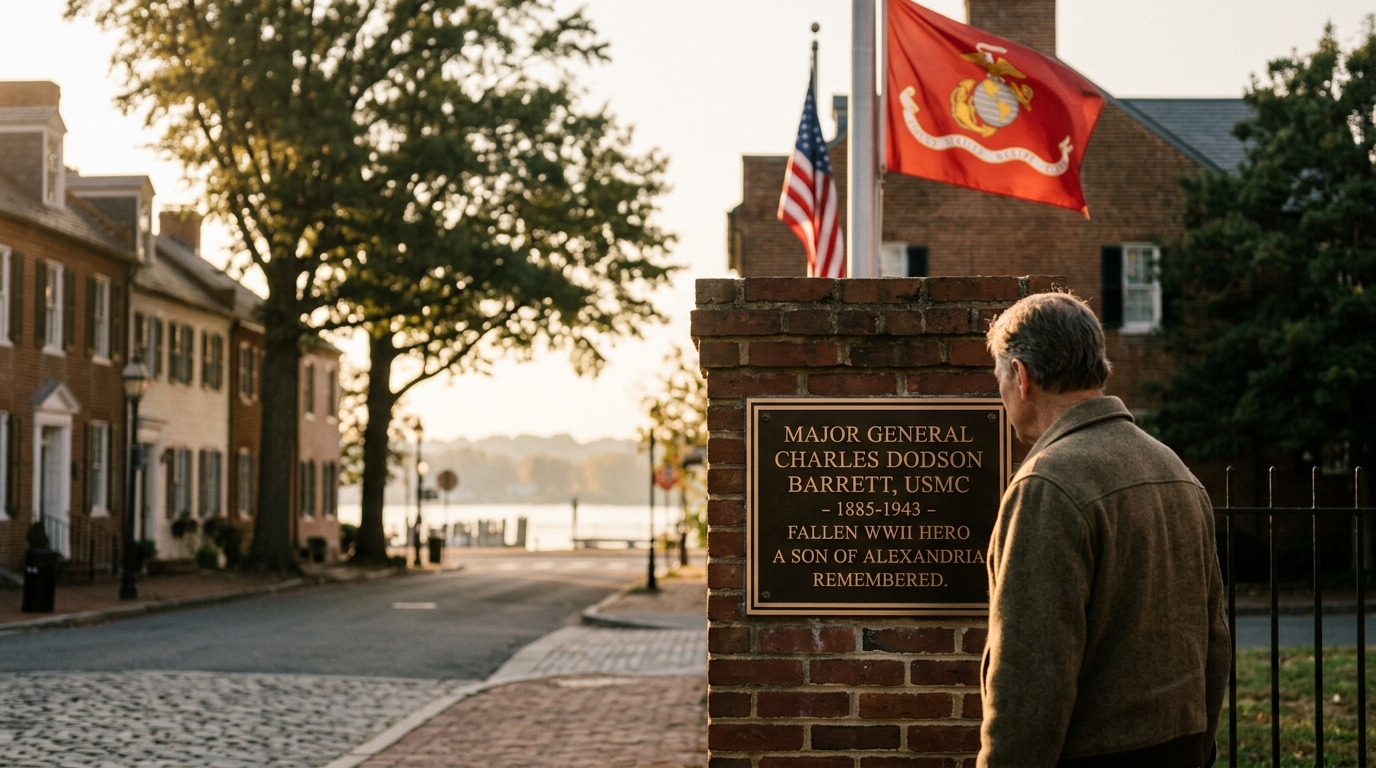 Alexandria Remembers Major General Charles Dodson Barrett, Fallen WWII Hero