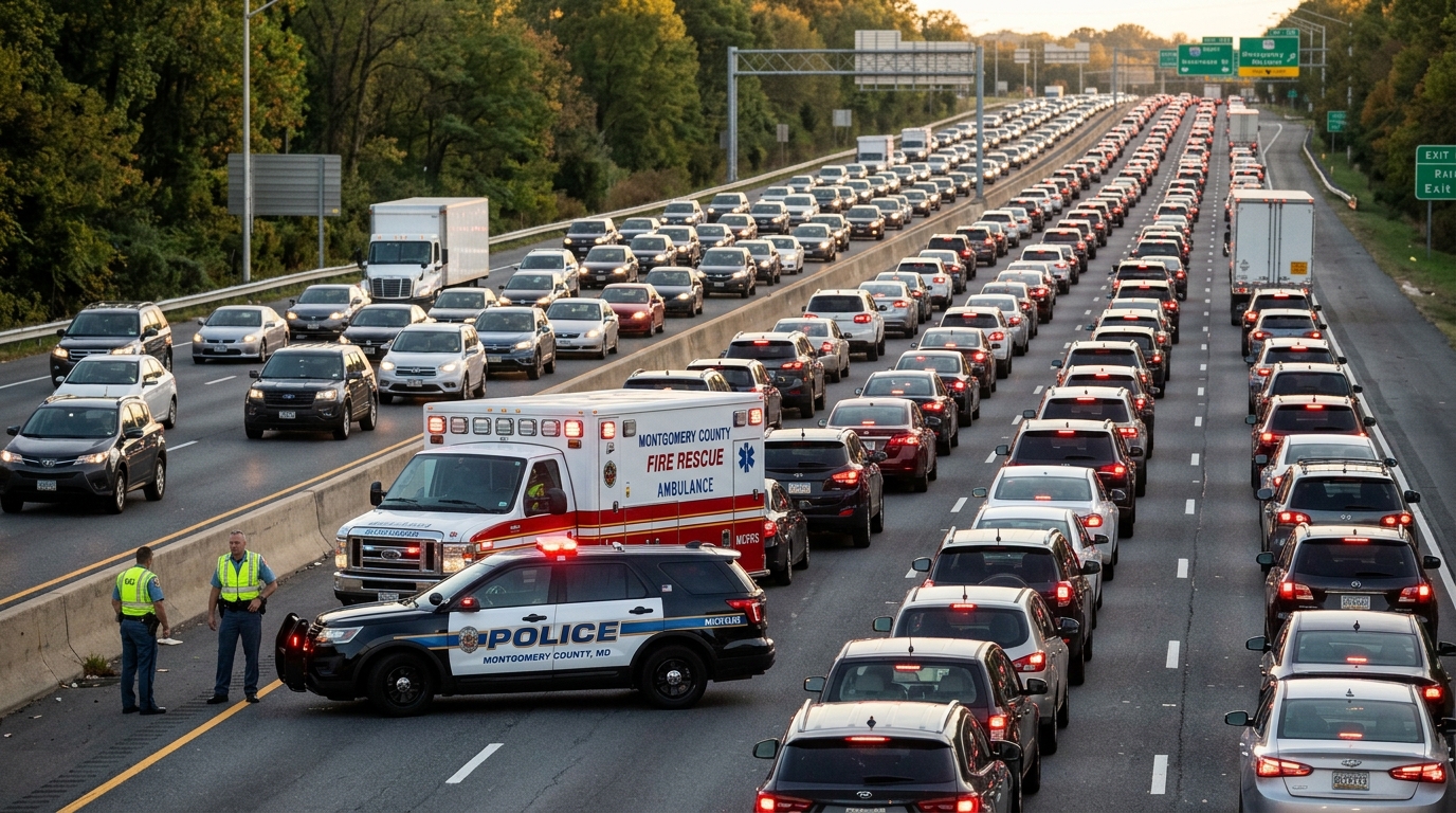 Teen Dies After Electric Dirt Bike Crash on I-270 in Montgomery County