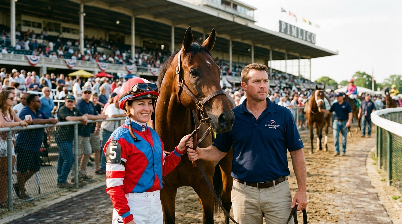 Maryland's Racing Power Couple, Brittany and Sheldon Russell, Set Sights on the Preakness