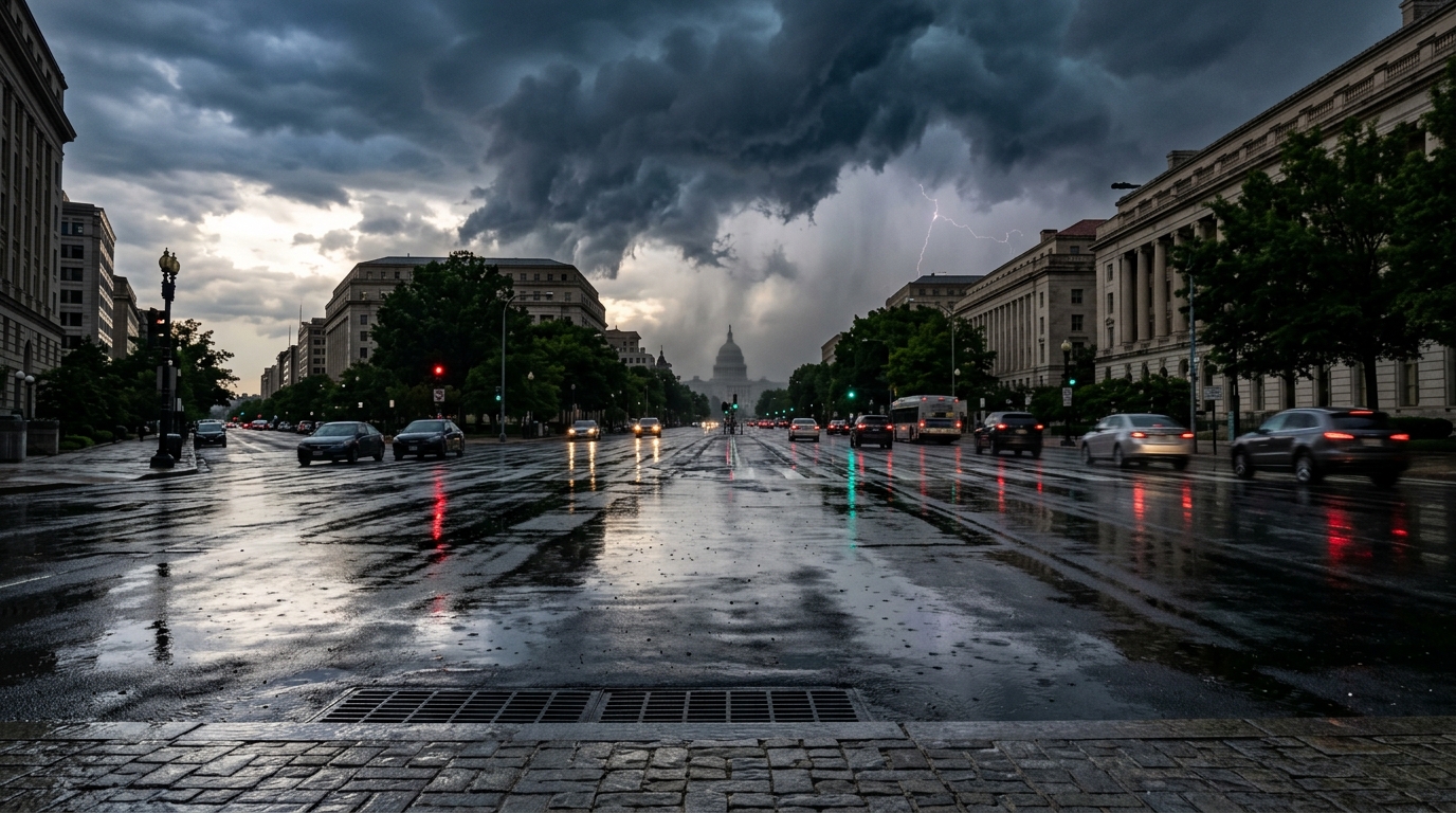 DC Braces for Near-Record Wednesday Heat, Evening Storms Loom