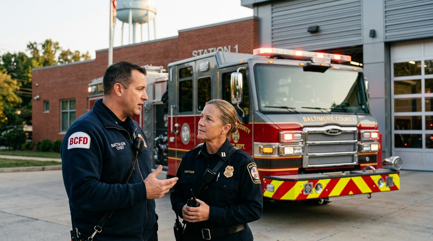 Baltimore County Proposes Doubling Fire Battalion Chiefs to Bolster Emergency Response