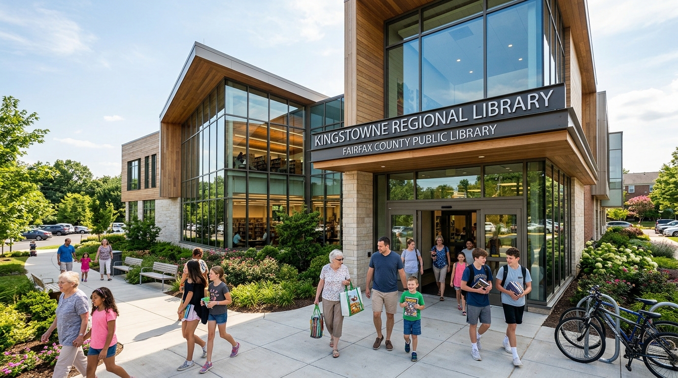 Kingstowne Regional Library Opens: Franconia Residents Celebrate 'First-Class' Community Hub in Fairfax County