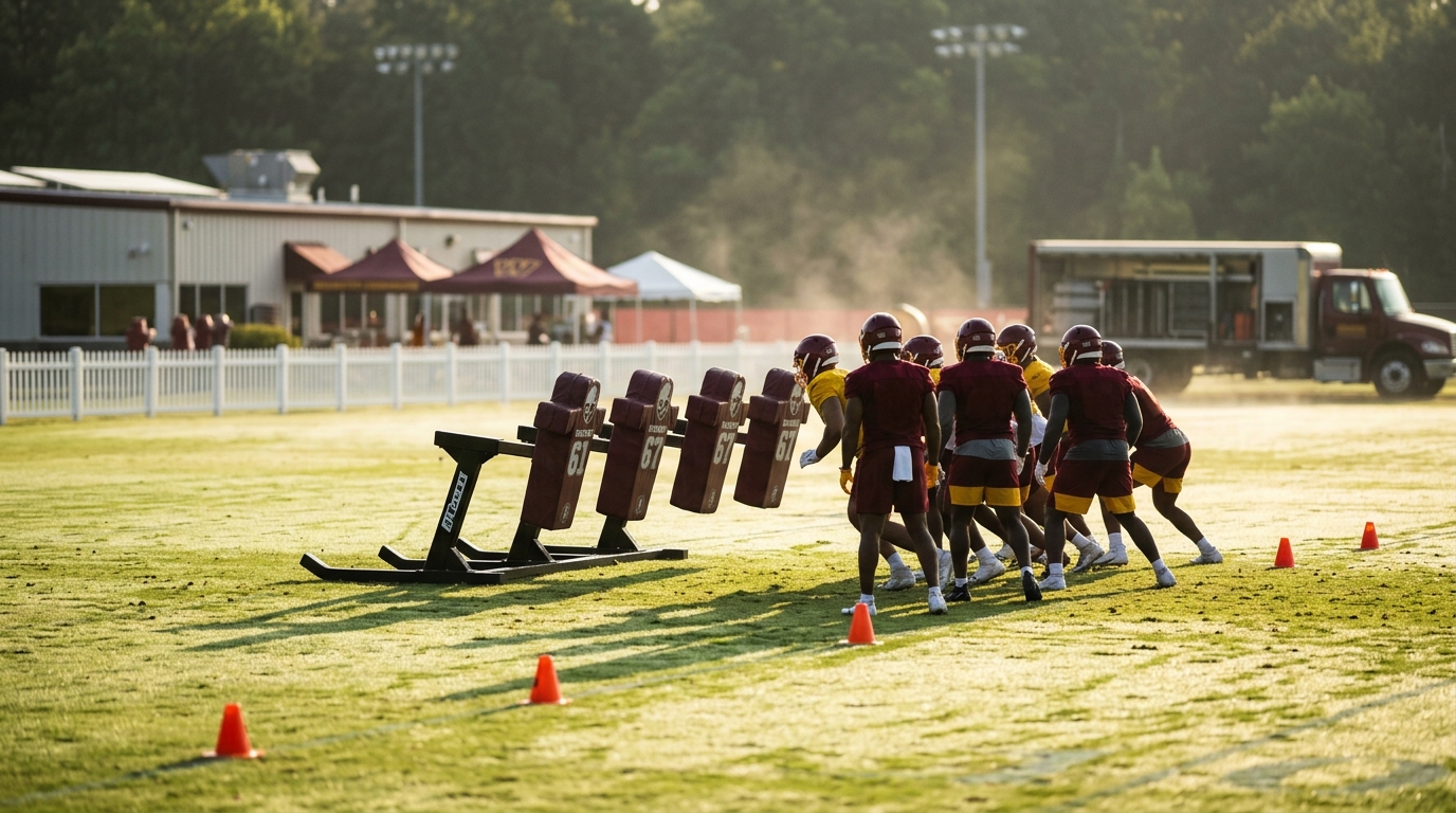 Washington Commanders Training Camp Heats Up, Fans Tune Into JP Finlay's Coverage