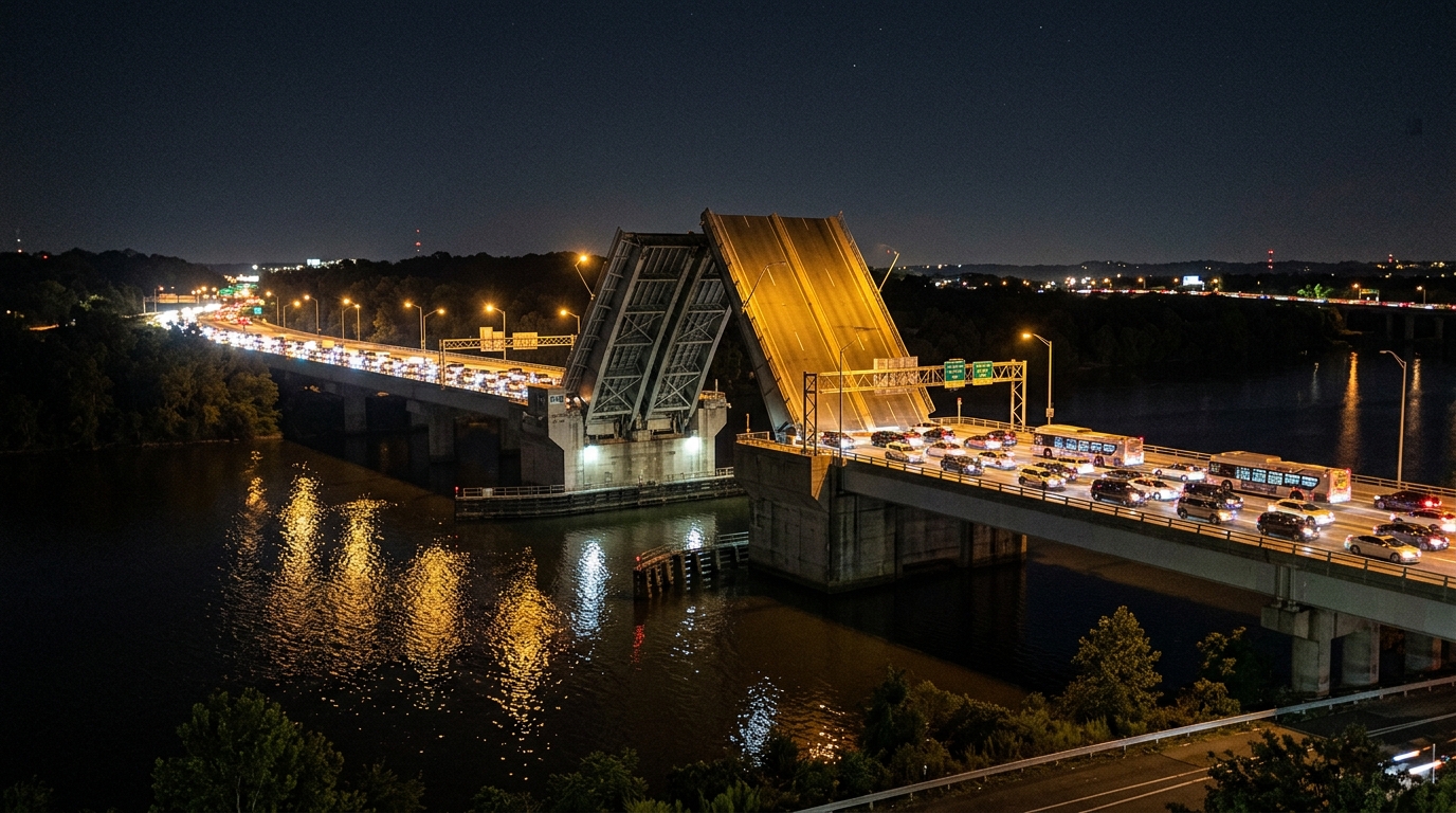 Woodrow Wilson Bridge Drawbridge Openings: What Alexandria and Prince George's County Drivers Need to Know for April 9-10