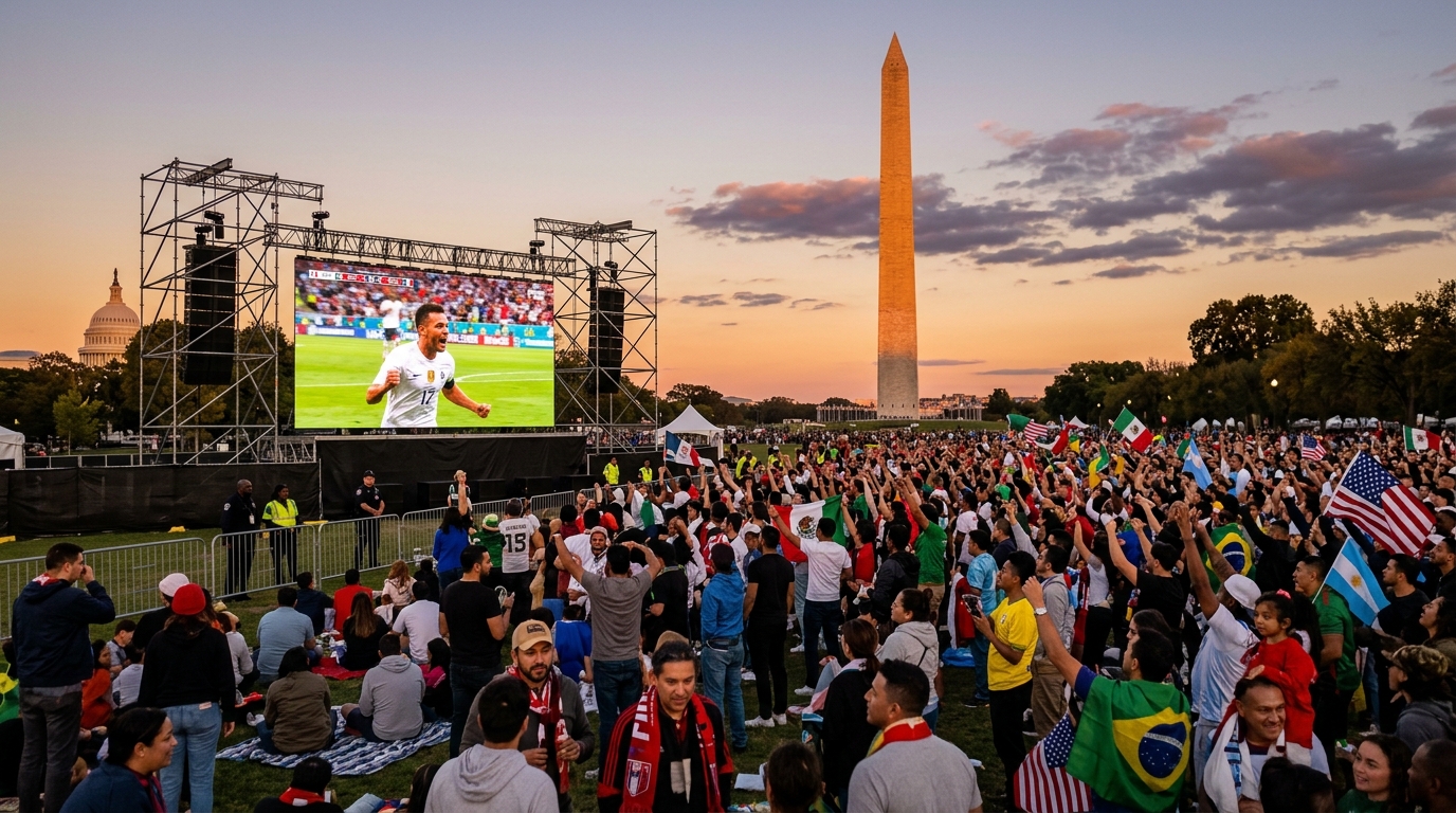 National Mall to Host World Cup Fan Fest for Major Games