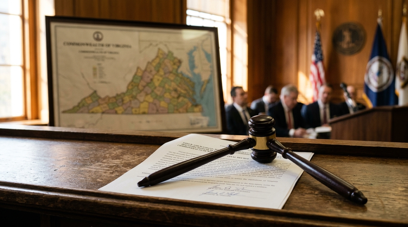 Judge Halts Virginia's New Congressional Map After Referendum