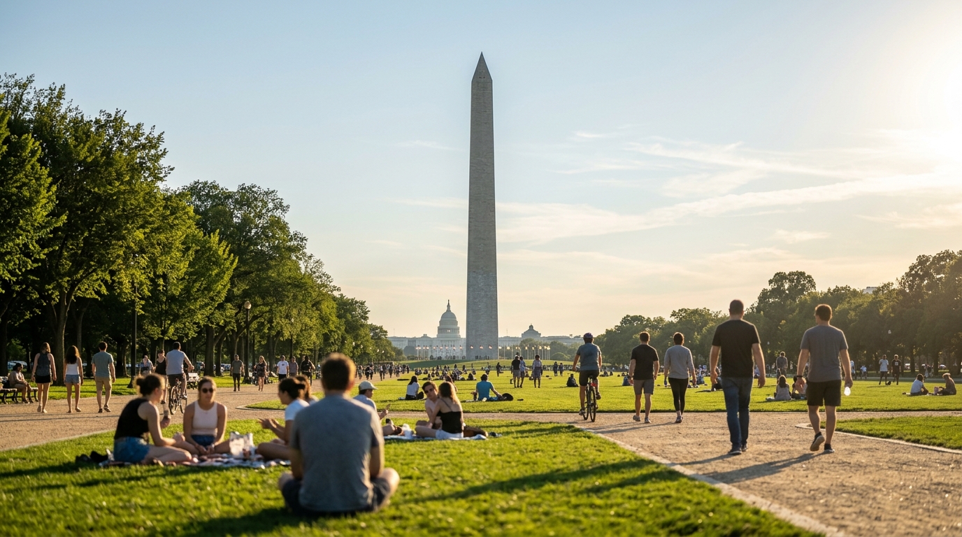 D.C. Soaks Up Sunny Mid-80s Today Before Thursday's Cold Front Arrival