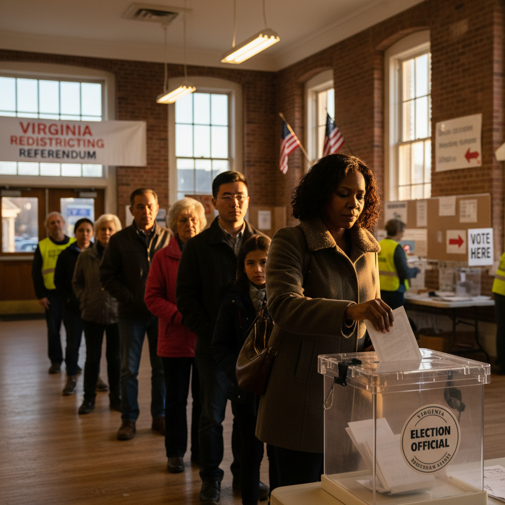 Virginia Voters Head to Polls for Pivotal Redistricting Referendum: What it Means for Representation