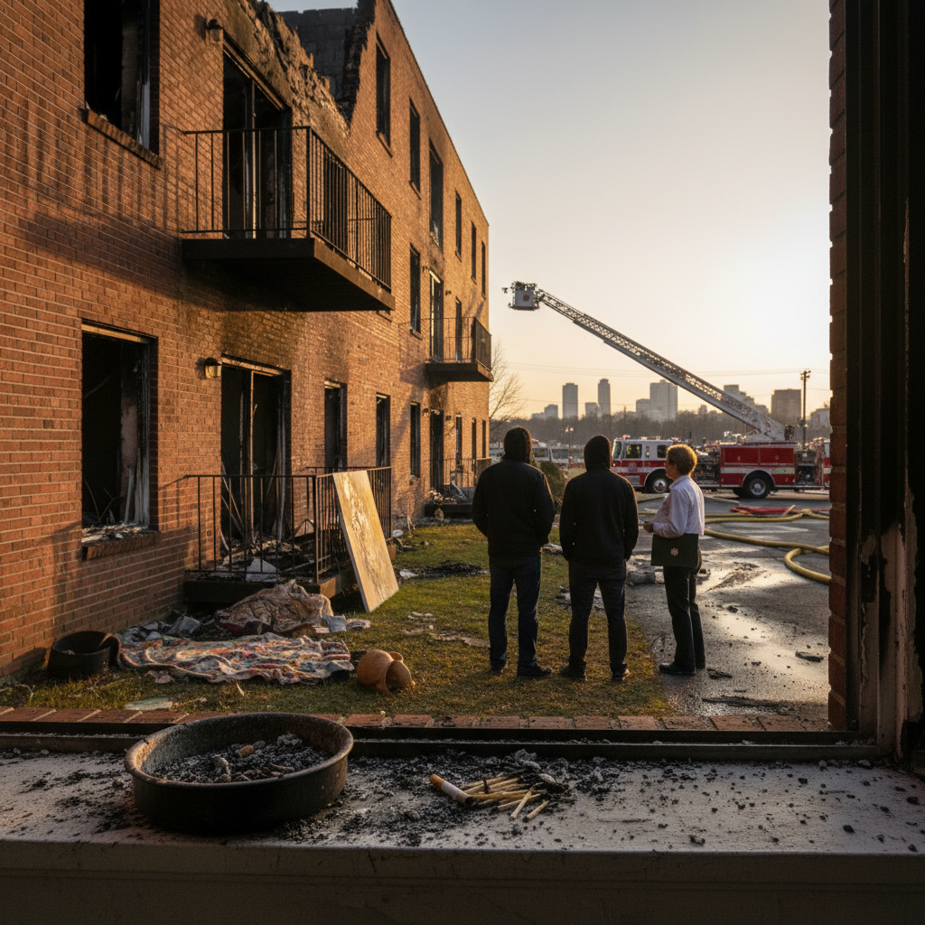 Improperly Discarded Smoking Materials Spark Herndon Apartment Fire, Displacing Three