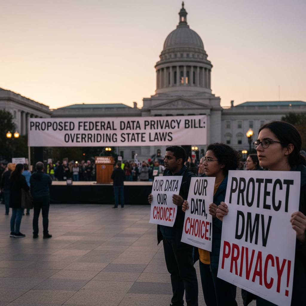 Proposed Federal Data Privacy Bill Seeks to Override State Laws, Limit Individual Lawsuits for DMV Residents