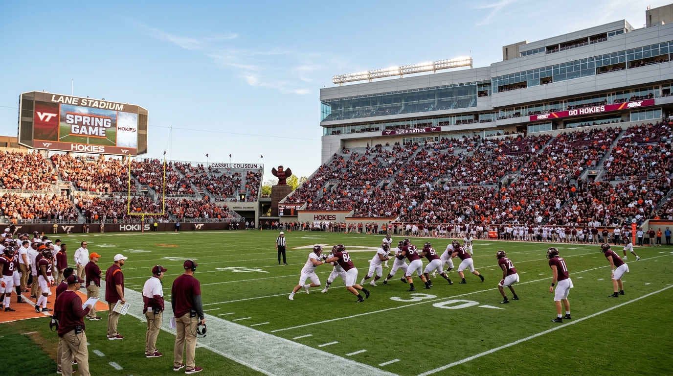 Virginia Tech Spring Game Ignites Hopes for Hokies Fans Across the DMV