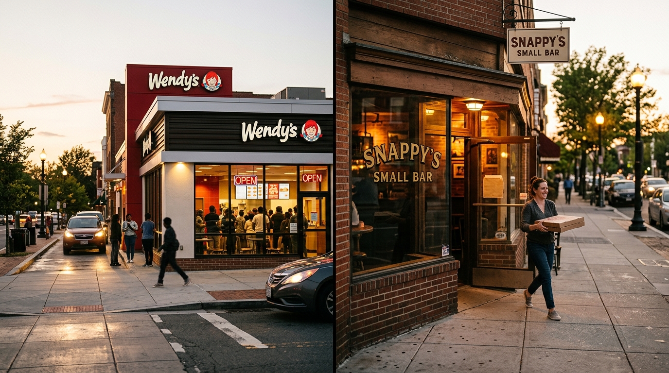 Petworth Wendy's Reopening Hits Snag with Long Waits, Sending Diner to Snappy's Small Bar