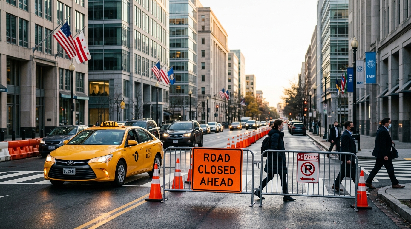 Downtown D.C. Braces for Extensive Traffic Disruptions During IMF, World Bank Spring Meetings