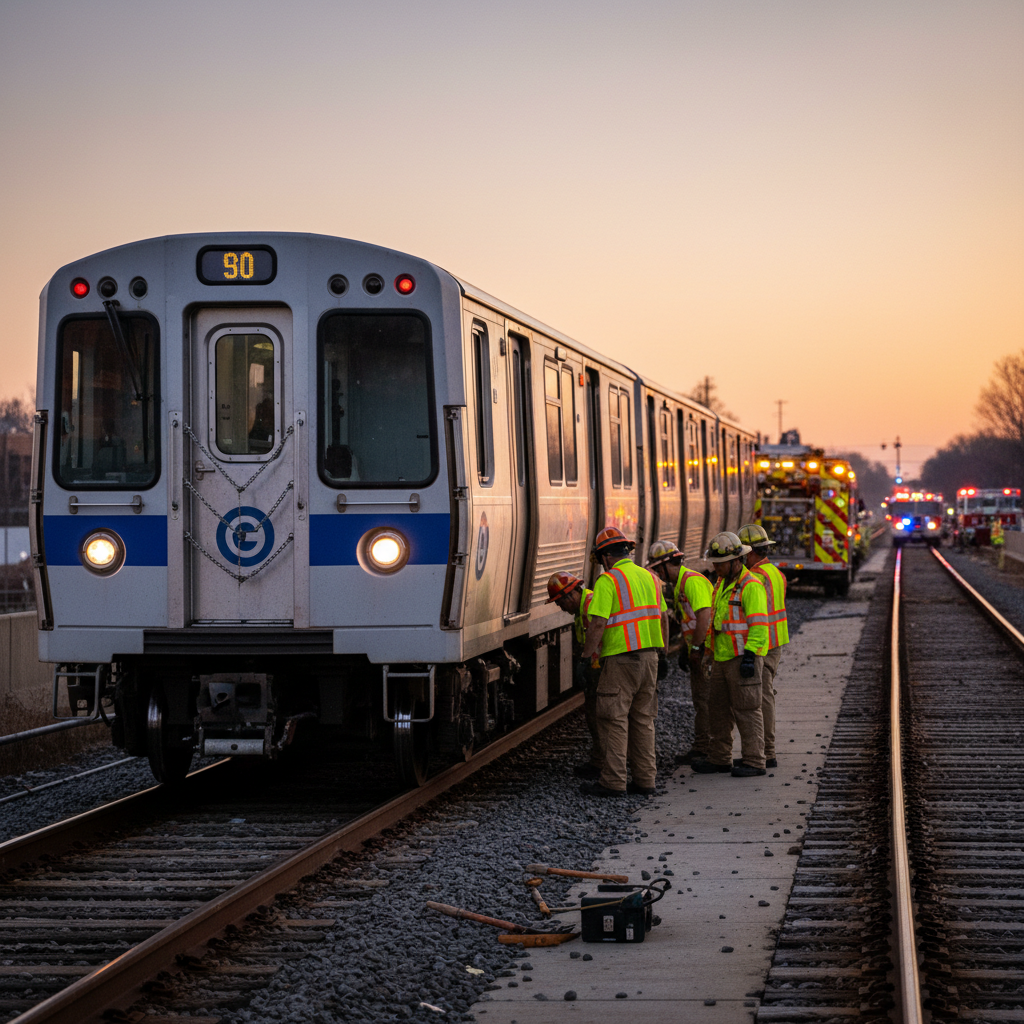 Work Vehicle Collision Injures 11 on Washington Metro Tracks