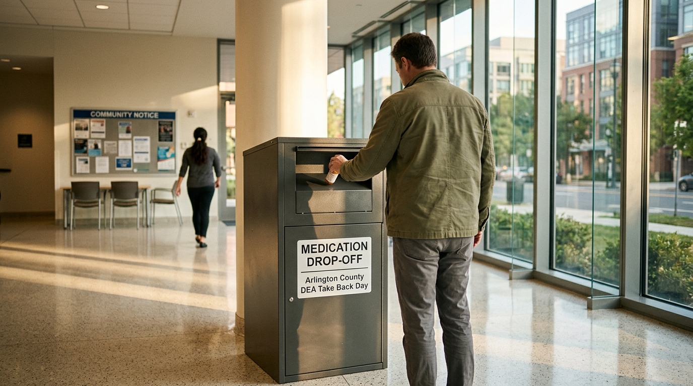 Arlington County Urges Safe Drug Disposal Ahead of DEA Take Back Day
