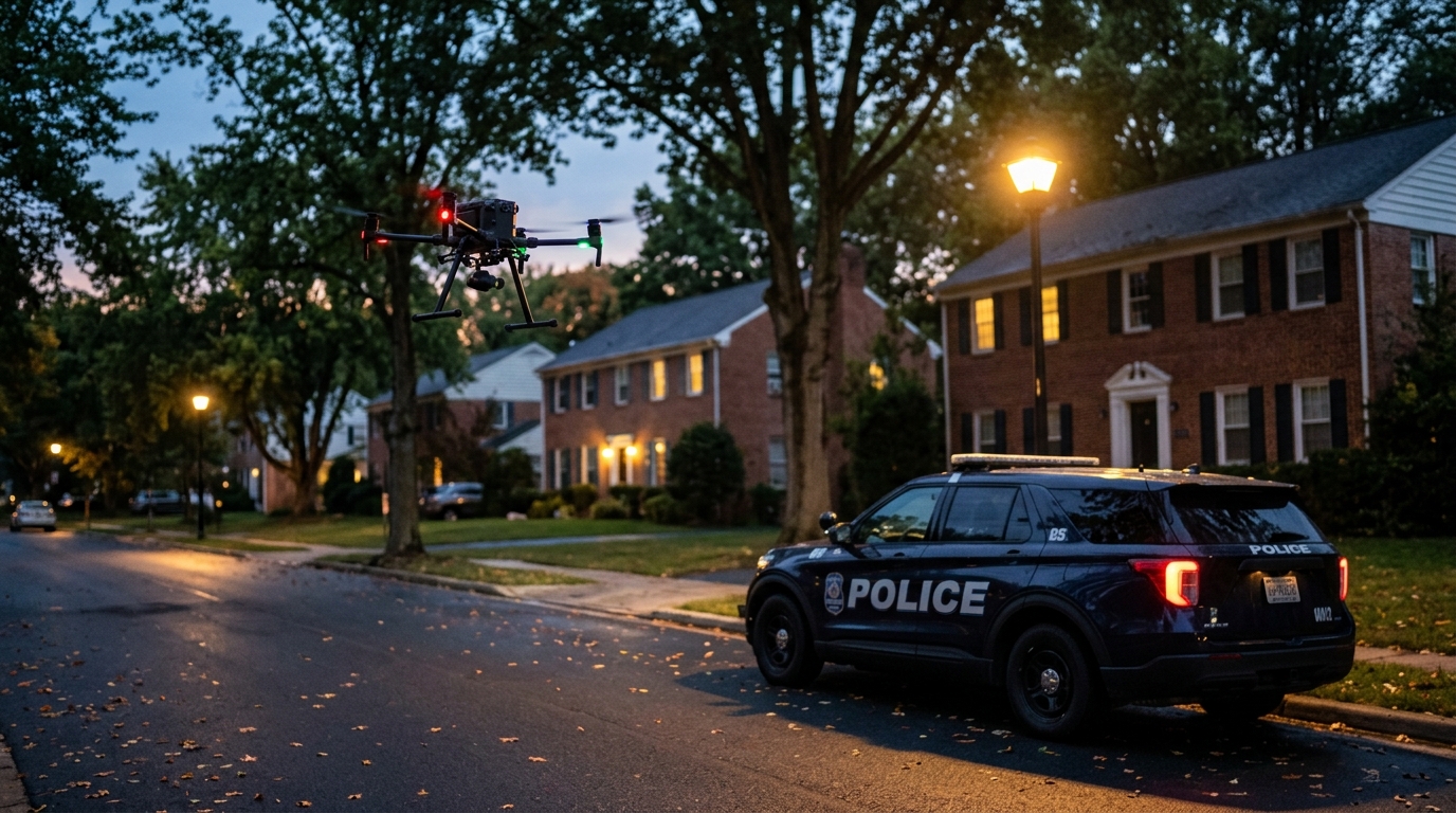 Montgomery County Police Drones Aid in Locating Missing Girls, Apprehending Burglary Suspect