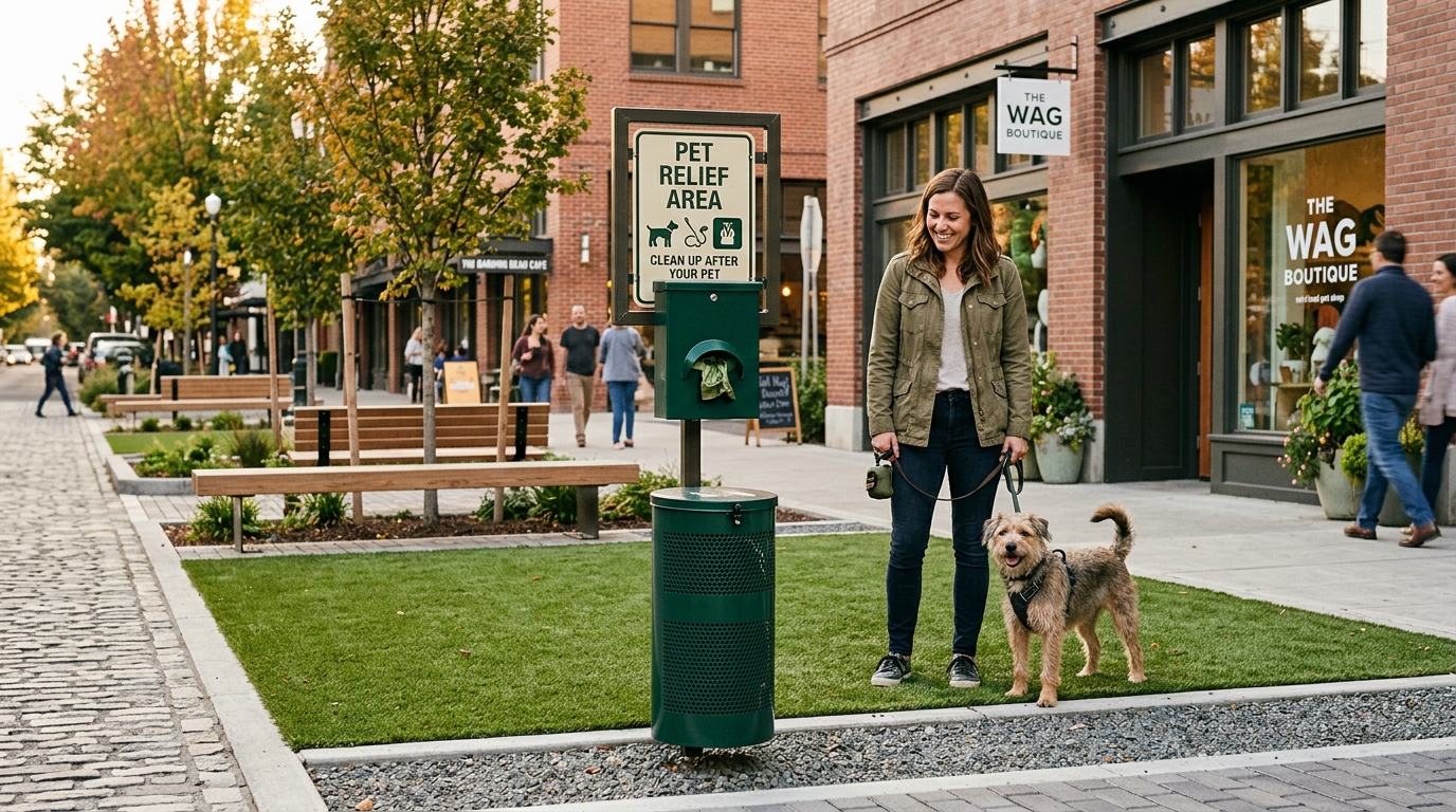 Shirlington Enhances Pet-Friendly Vibe with New Relief Areas Amid Village Renovations