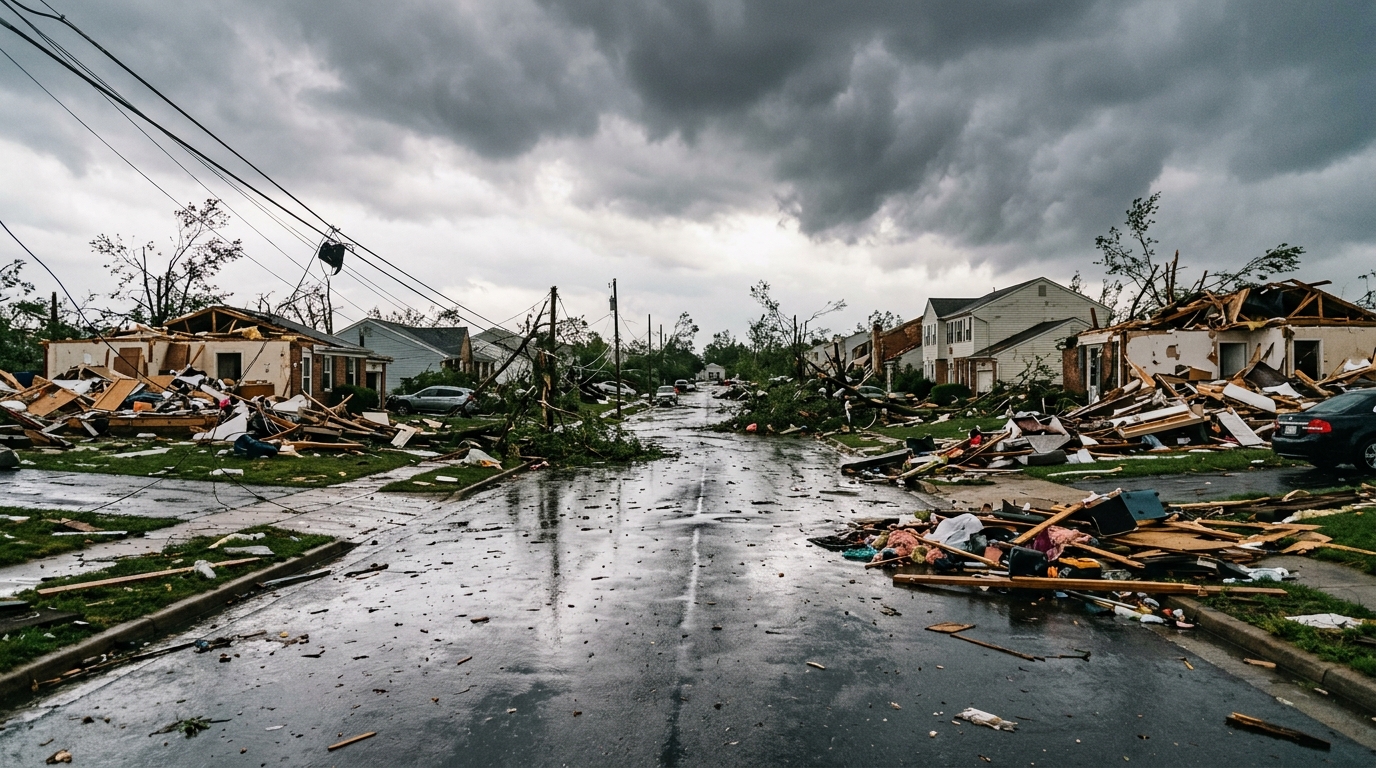 AP Photographers Capture Dramatic Scenes as Storms Sweep Across U.S.