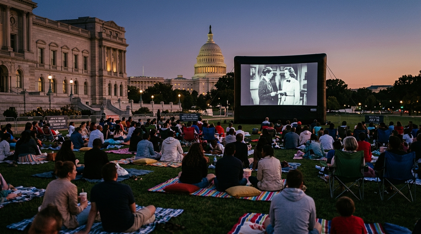 Free Summer Movies Return to the Library of Congress: A DMV News Field Guide to Movies on the Lawn 2026