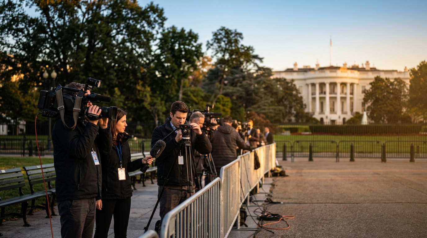 DOJ Investigates White House TV Pool Over Coverage Halt, Raising Press Freedom Questions in D.C.