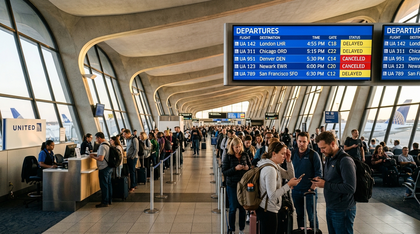 Dulles Airport Sees Major Travel Disruptions with Dozens of Delays, Cancellations