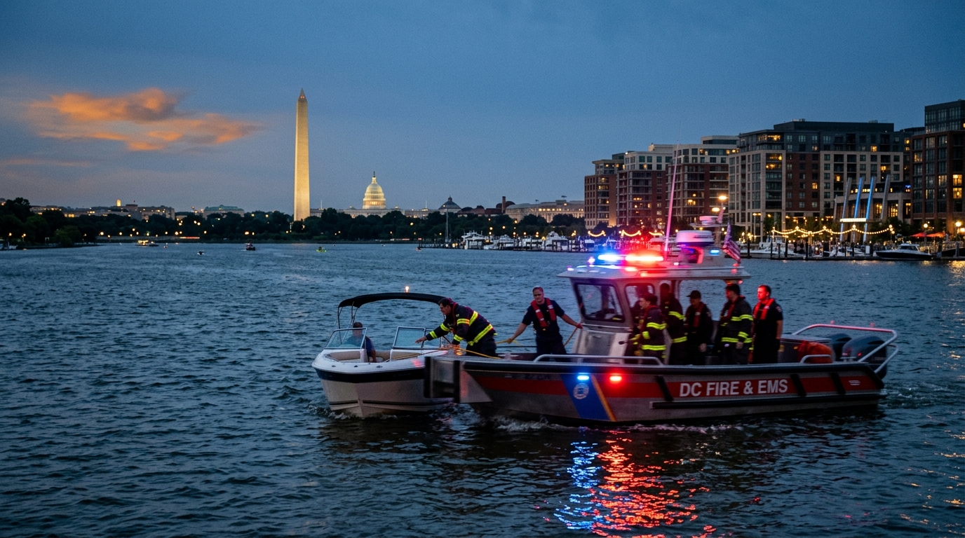 Man in Critical Condition After Southwest DC Water Rescue