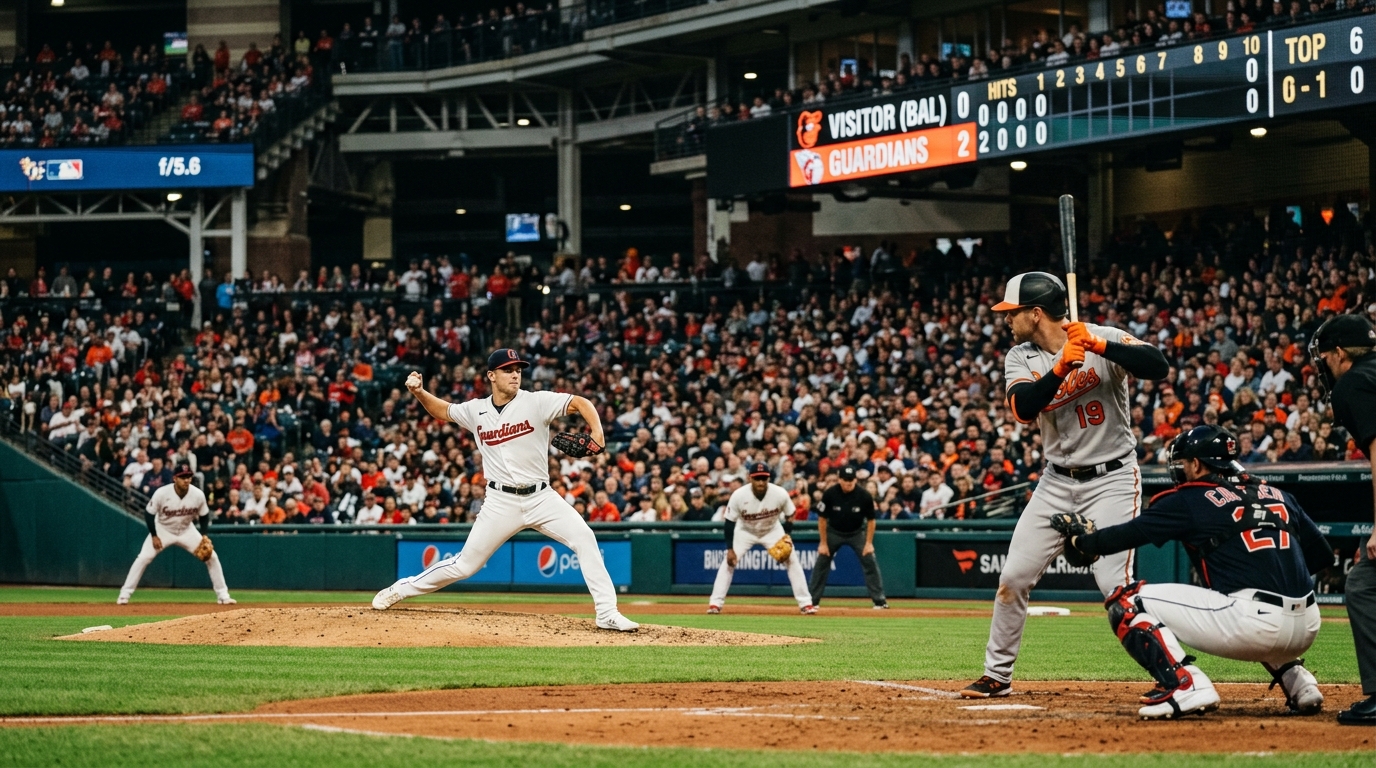 Orioles Stymied as Guardians Rookie Parker Messick Carries No-Hitter Through Six Innings