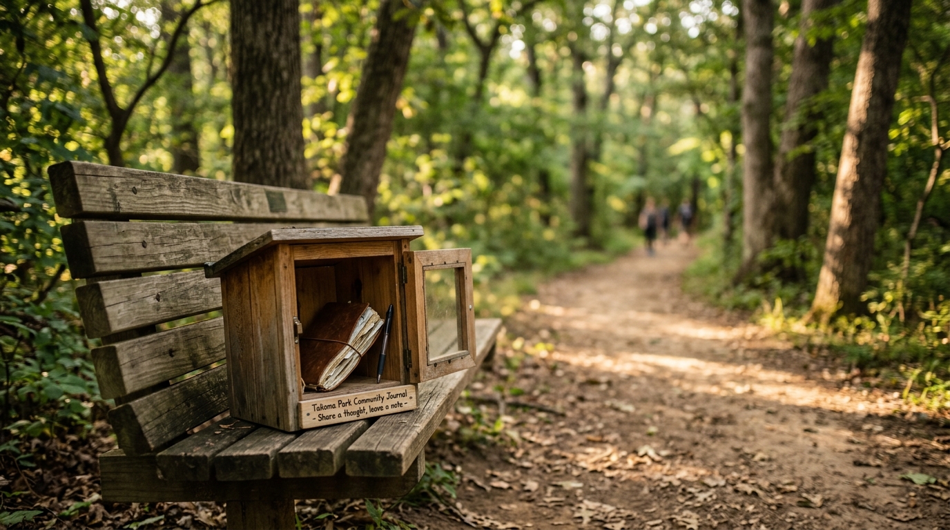 Takoma Park's "Dream Bench" Offers a Unique Space for Aspirations in Montgomery County