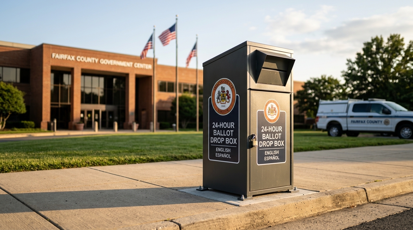 Fairfax Supervisor Pushes for Two New 24-Hour Ballot Drop Boxes Ahead of Future Elections