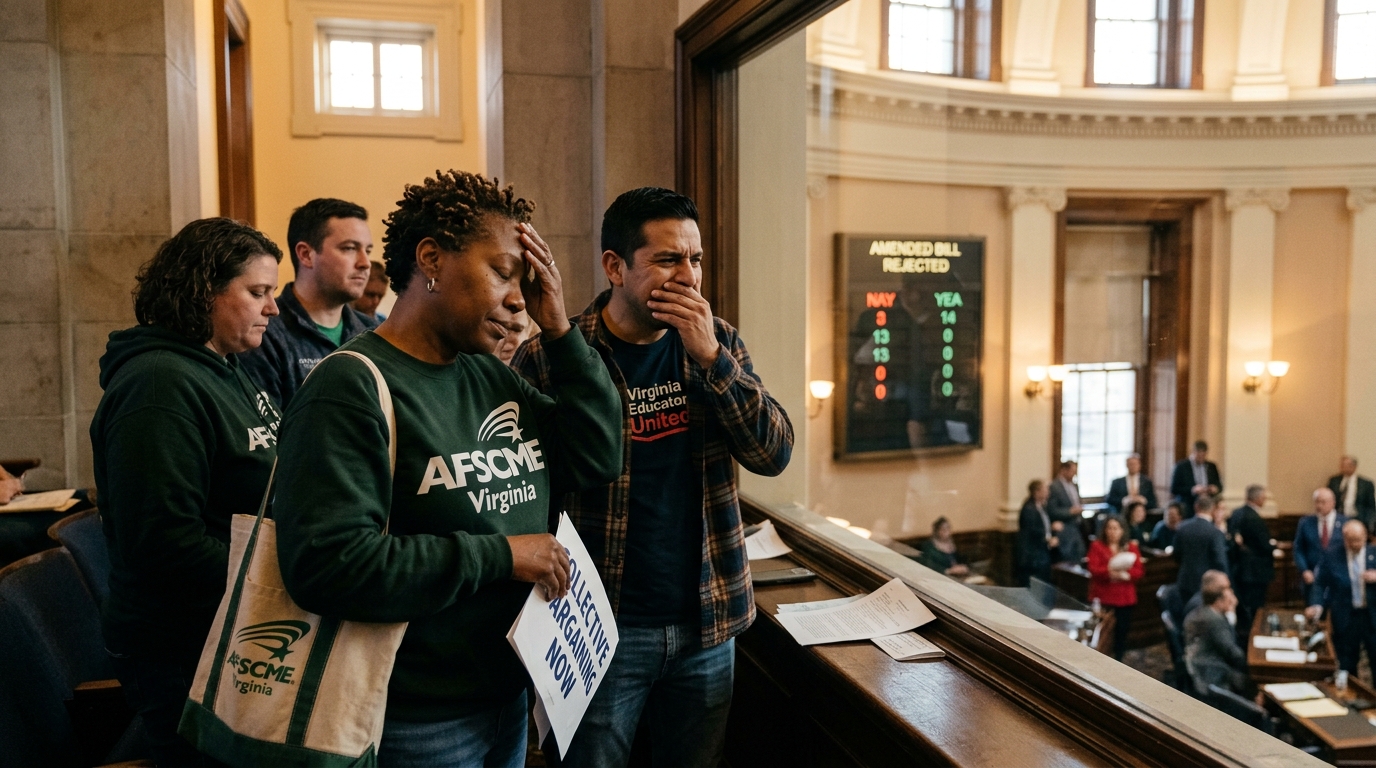 Virginia General Assembly Rejects Amended Collective Bargaining Bill for Public Workers