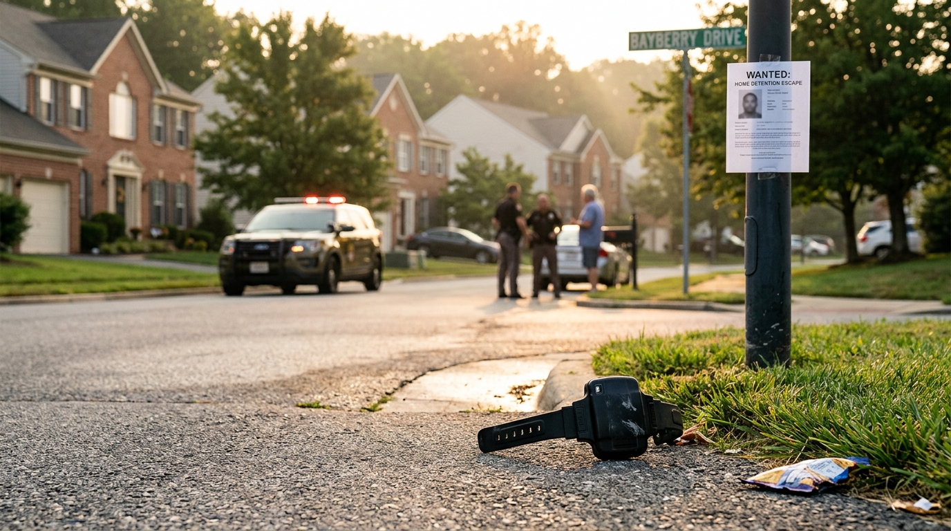 Maryland Authorities Search for Man After Home Detention Escape