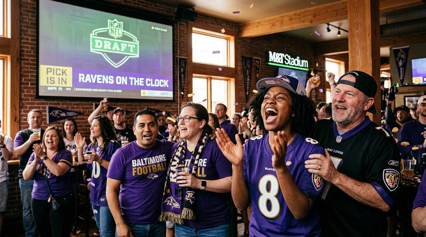 Baltimore Ravens Fans Dare to Hope for Success in Upcoming NFL Draft