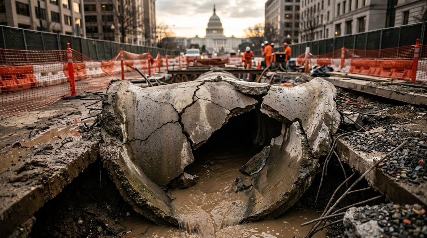 EPA, DOJ File Complaint Against DC Water Over Sewer Interceptor Collapse