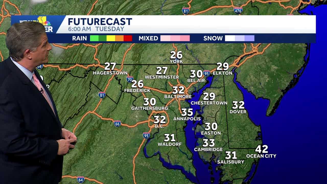 Freeze Warning Issued for Baltimore Metro as Unseasonably Cool Air Grips DMV